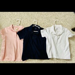 Gap small 6/7 boys polos short sleeve